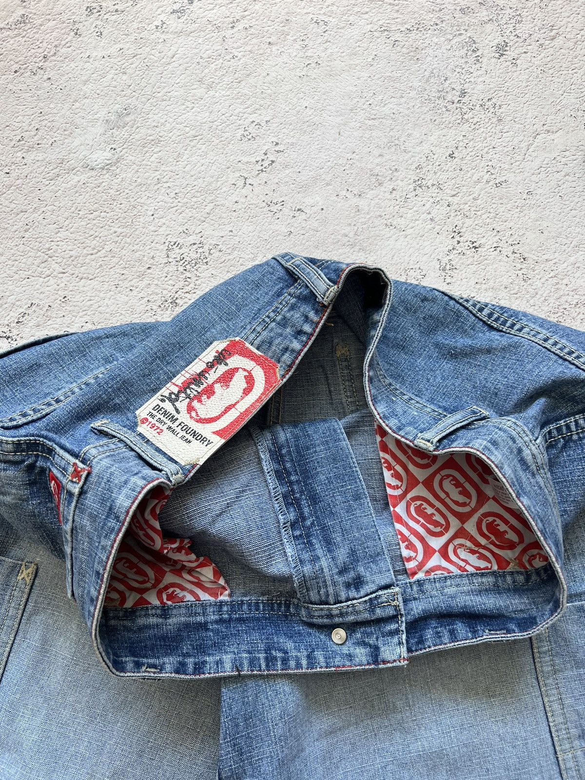 Ecko Unltd. × Vintage ECKO UNLTD Vintage Multi Pocket Baggy Rap Jeans Shorts Size US 33 - 8 Thumbnail