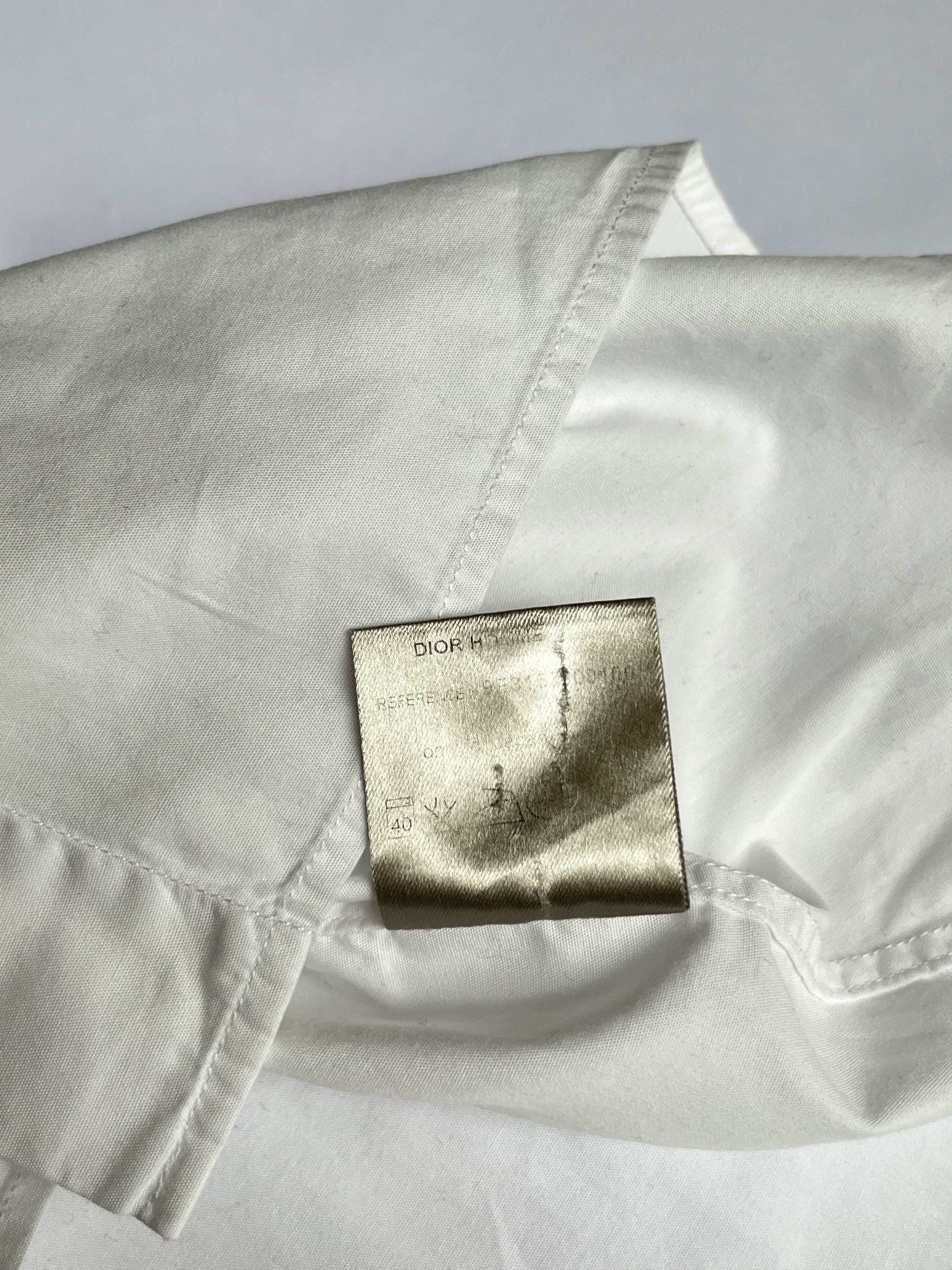 Dior × Hedi Slimane ⚡️QUICK SALE⚡️Dior by Hedi Slimane White Shirt Size US L / EU 52-54 / 3 - 5 Thumbnail