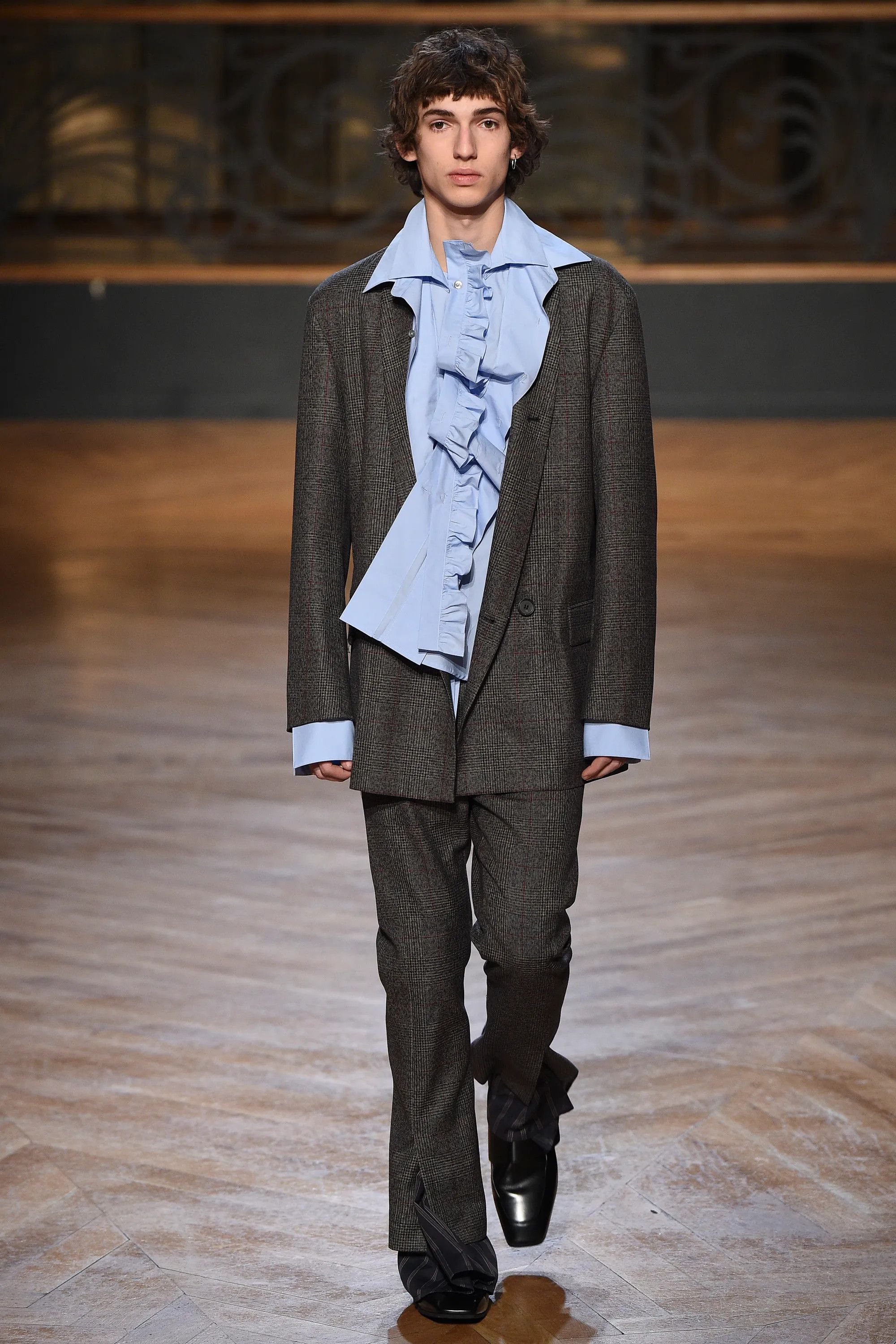 image of Wooyoungmi Aw17 Oversized Wool Jacket, Men's (Size Large)