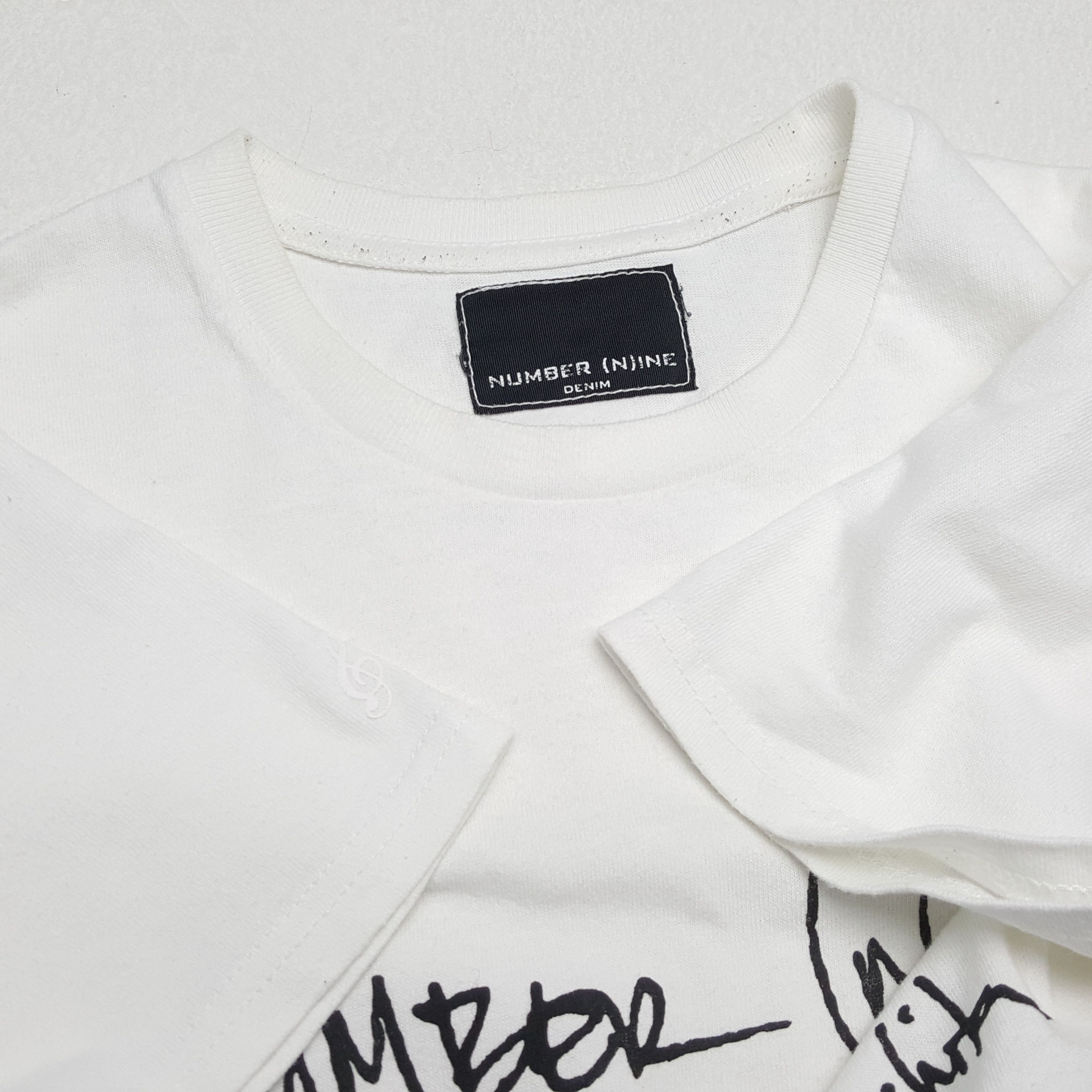 Japanese Brand × Number (N)ine × Vintage Vintage NUMBER (N)INE Japanese Brand Brand T-Shirts Size US M / EU 48-50 / 2 - 6 Thumbnail
