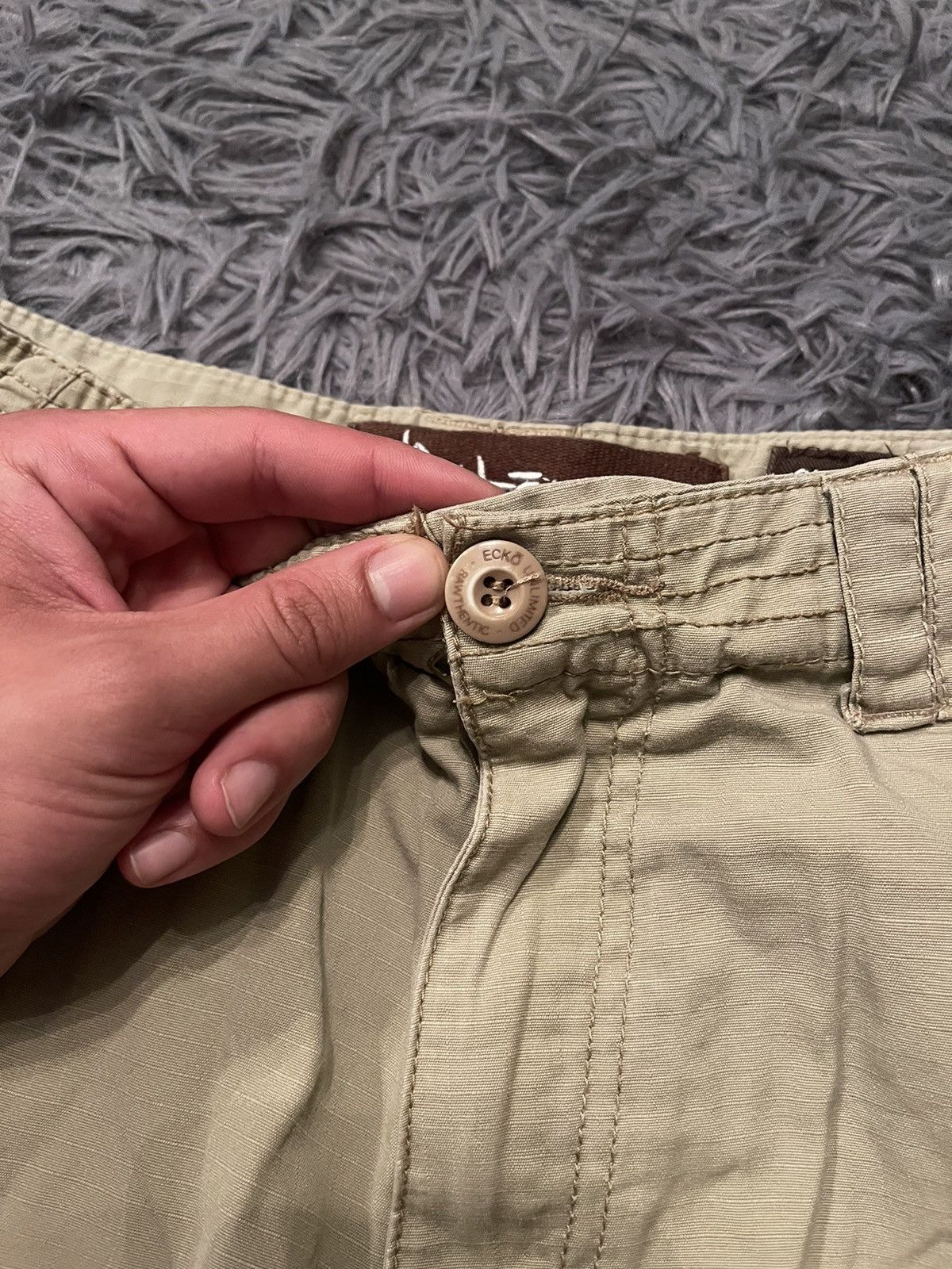 Ecko Unltd. × Vintage Ecko UNLTD. 00s vintage cargo faded shorts Size US 32 / EU 48 - 6 Thumbnail