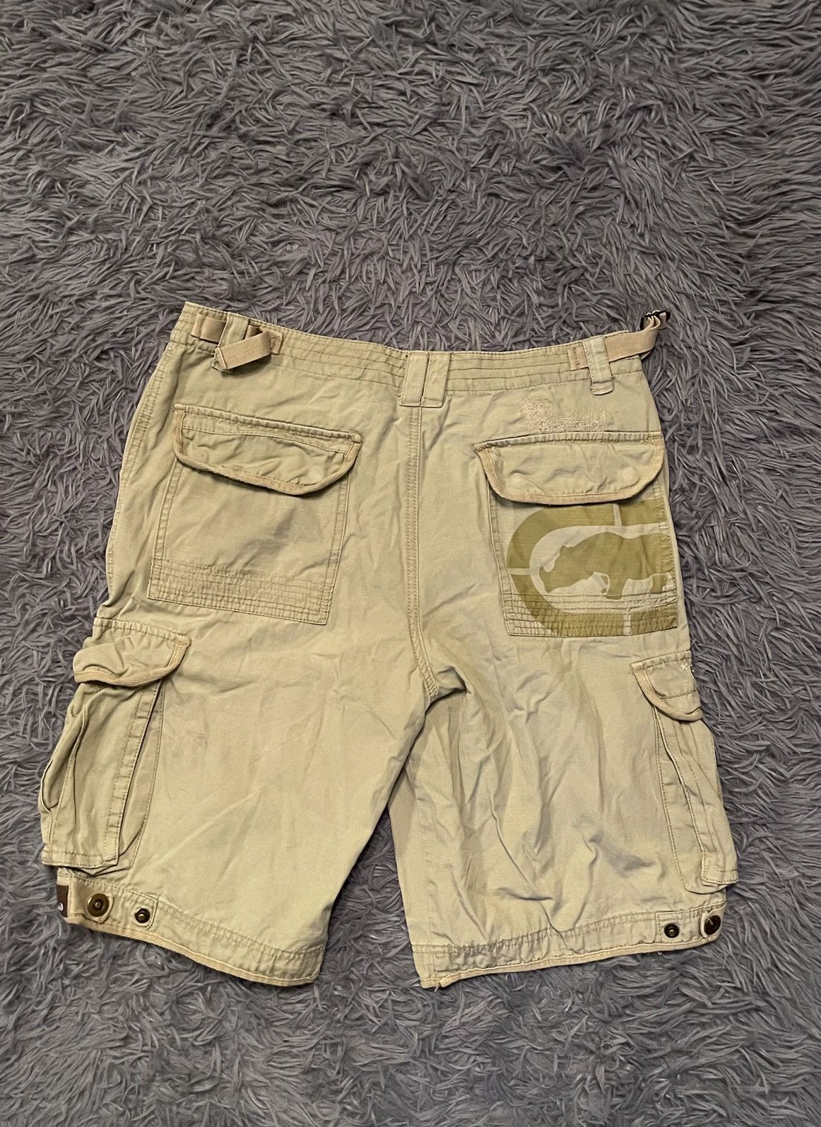 Ecko Unltd. × Vintage Ecko UNLTD. 00s vintage cargo faded shorts Size US 32 / EU 48 - 10 Thumbnail