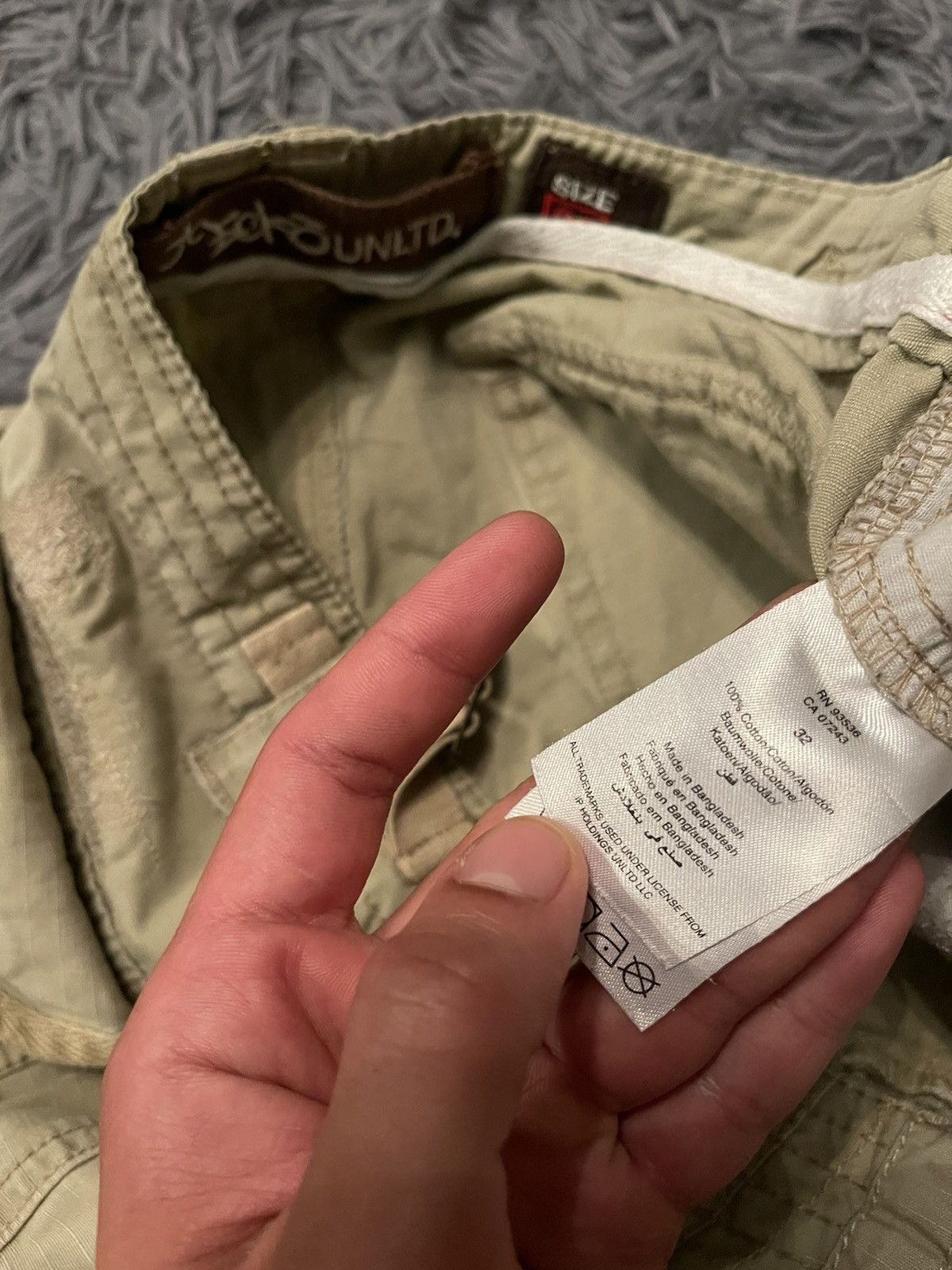 Ecko Unltd. × Vintage Ecko UNLTD. 00s vintage cargo faded shorts Size US 32 / EU 48 - 9 Thumbnail