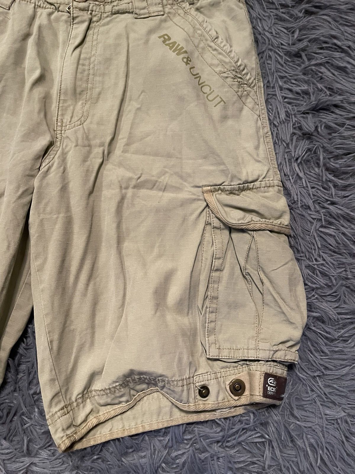 Ecko Unltd. × Vintage Ecko UNLTD. 00s vintage cargo faded shorts Size US 32 / EU 48 - 3 Thumbnail