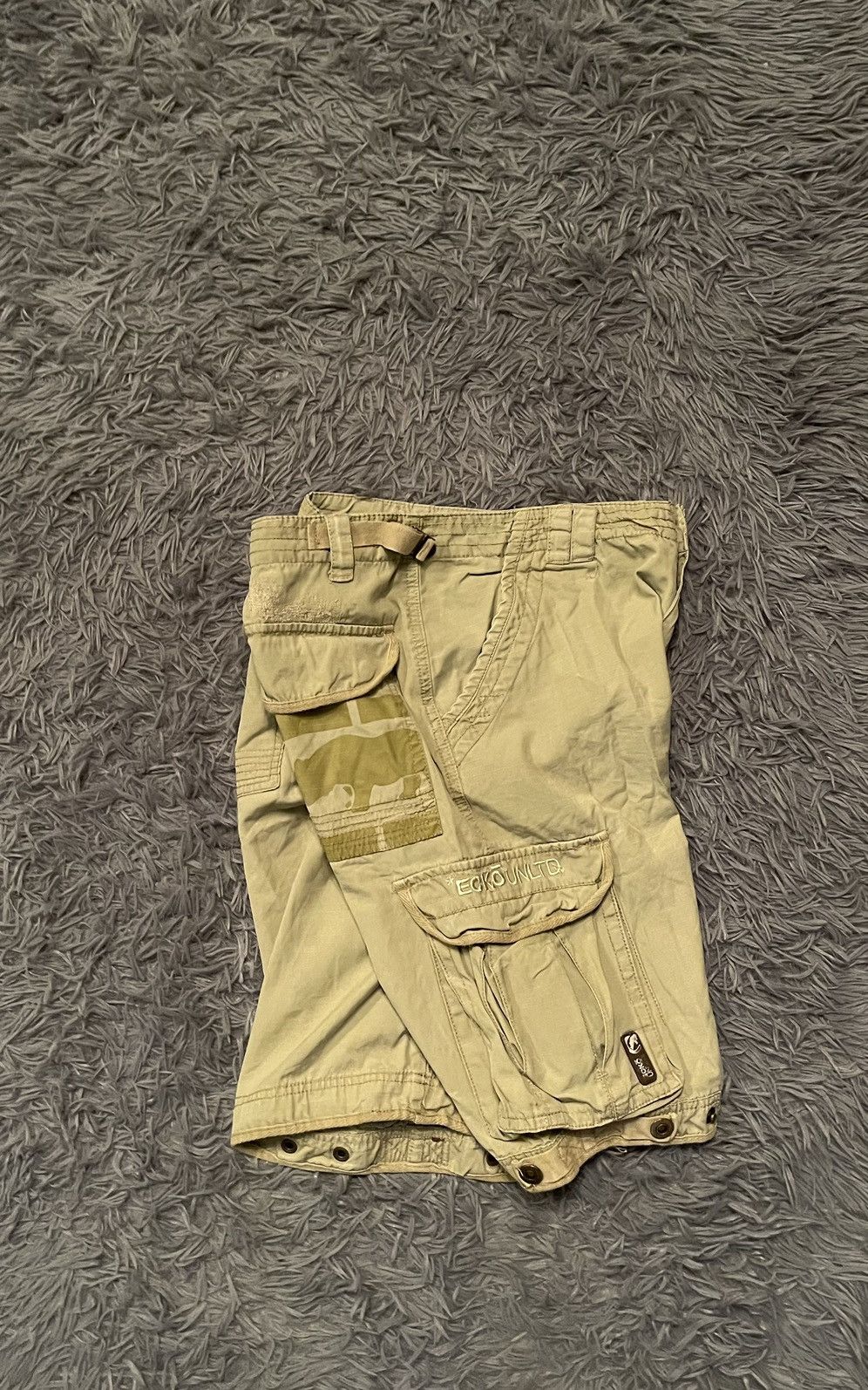 Ecko Unltd. × Vintage Ecko UNLTD. 00s vintage cargo faded shorts Size US 32 / EU 48 - 12 Thumbnail