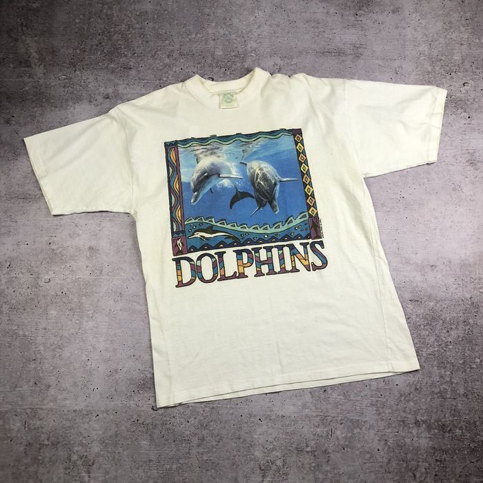 VINTAGE NFL MIAMI DOLPHINS TEE SHIRT SIZE MEDIUM MADE IN USA – Vintage rare  usa