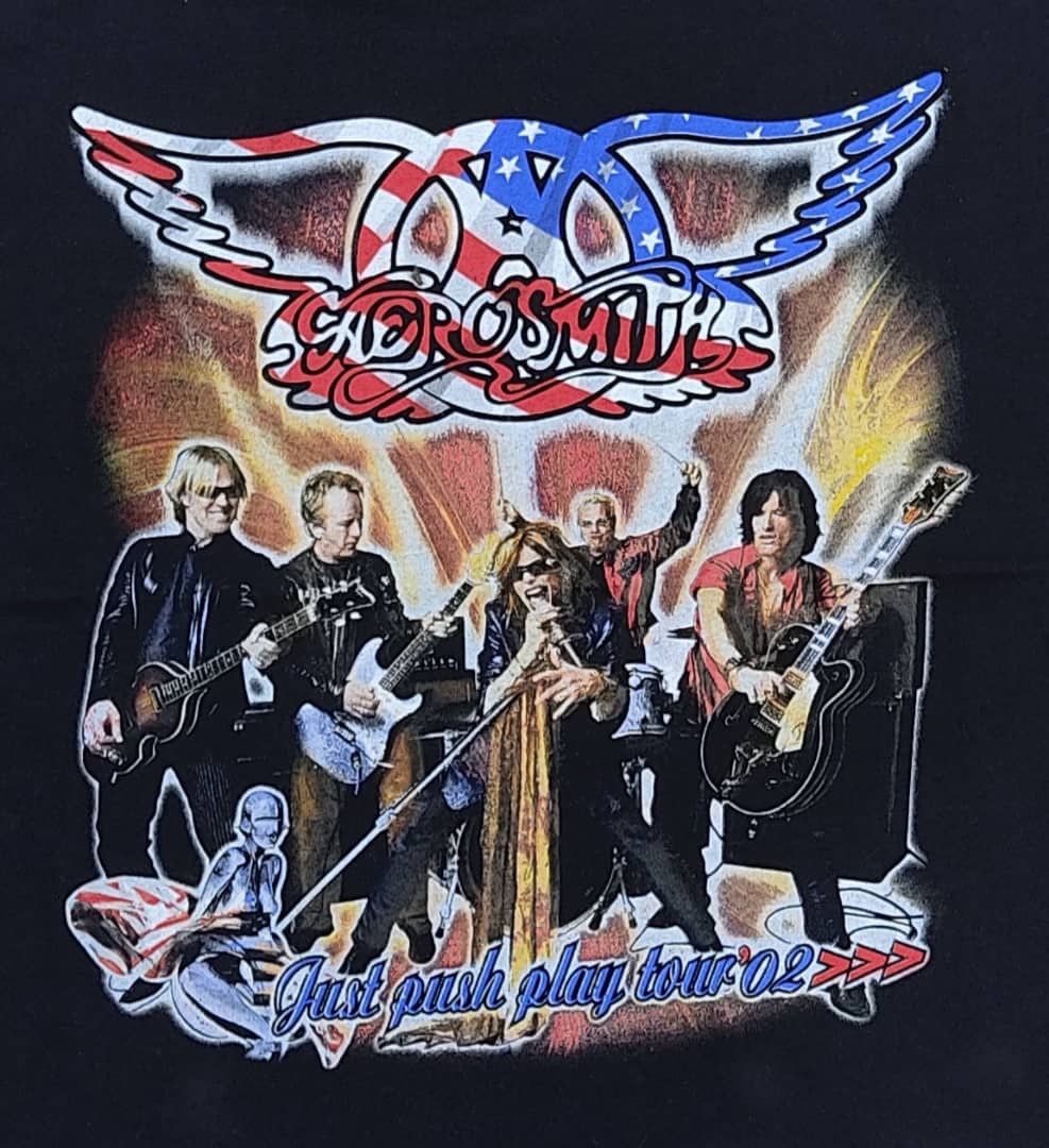Band Tees × Vintage vintage tee band Aerosmith B3 Size US L / EU 52-54 / 3 - 4 Thumbnail