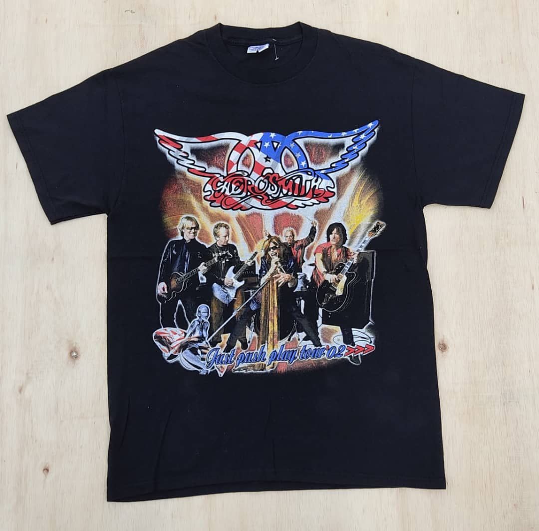 Band Tees × Vintage vintage tee band Aerosmith B3 Size US L / EU 52-54 / 3 - 1 Thumbnail