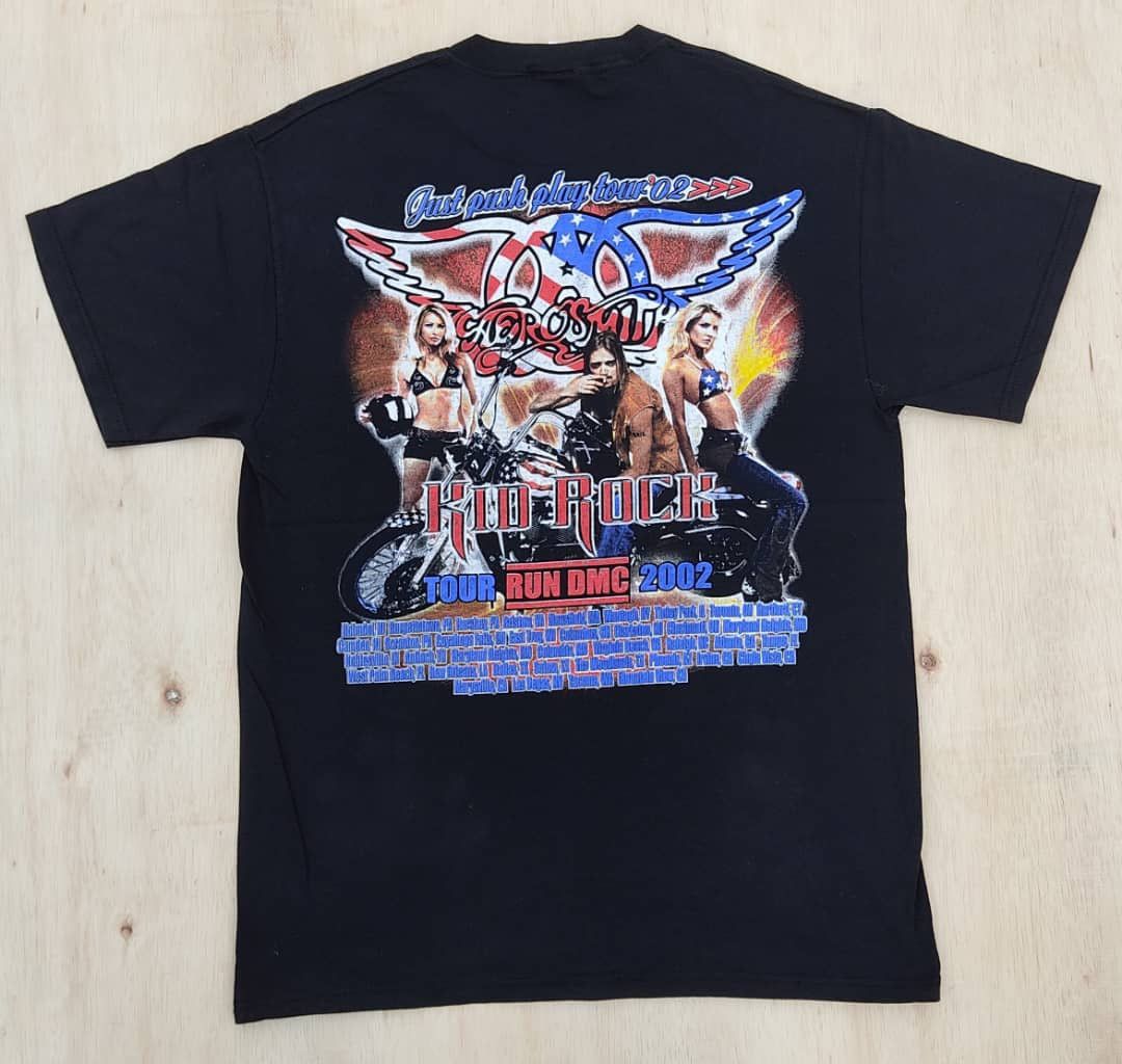 Band Tees × Vintage vintage tee band Aerosmith B3 Size US L / EU 52-54 / 3 - 3 Thumbnail