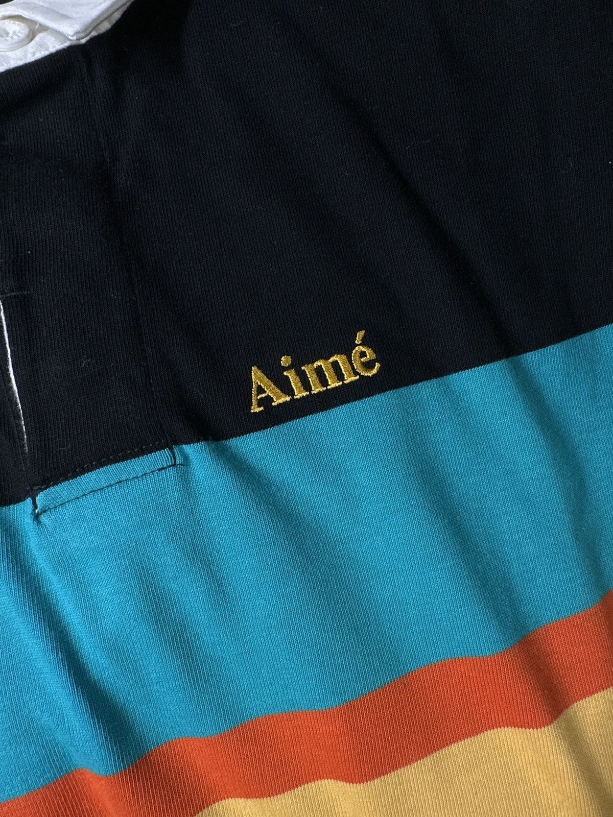 Aime Leon Dore Aime Leon Dore Striped Rugby Size Large Size US L / EU 52-54 / 3 - 4 Thumbnail