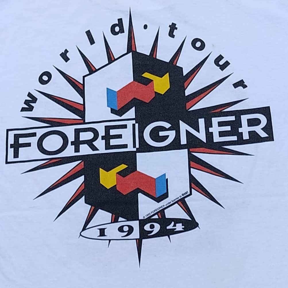 Band Tees × Vintage Vintage Tee Band The Foreigner A27 Size US XL / EU 56 / 4 - 4 Thumbnail