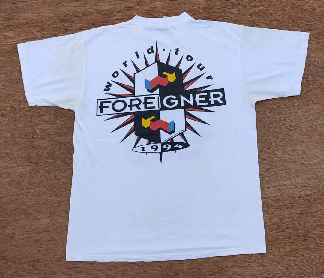 Band Tees × Vintage Vintage Tee Band The Foreigner A27 Size US XL / EU 56 / 4 - 3 Thumbnail