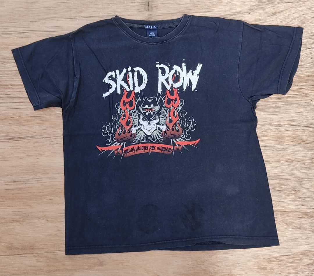 Band Tees × Vintage Skid Row A38 Size US L / EU 52-54 / 3 - 1 Thumbnail