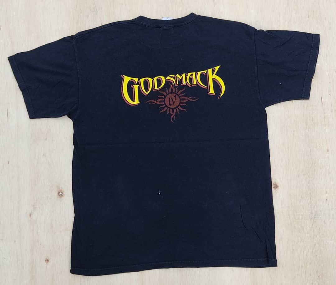 Band Tees × Vintage vintage tee band Godsmack B3 Size US L / EU 52-54 / 3 - 3 Thumbnail