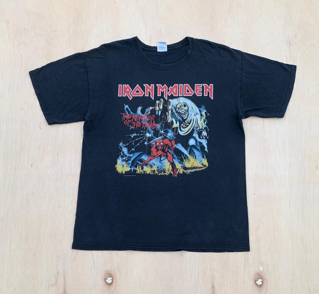 Band Tees × Vintage iron maiden A25 Size US L / EU 52-54 / 3 - 1 Thumbnail