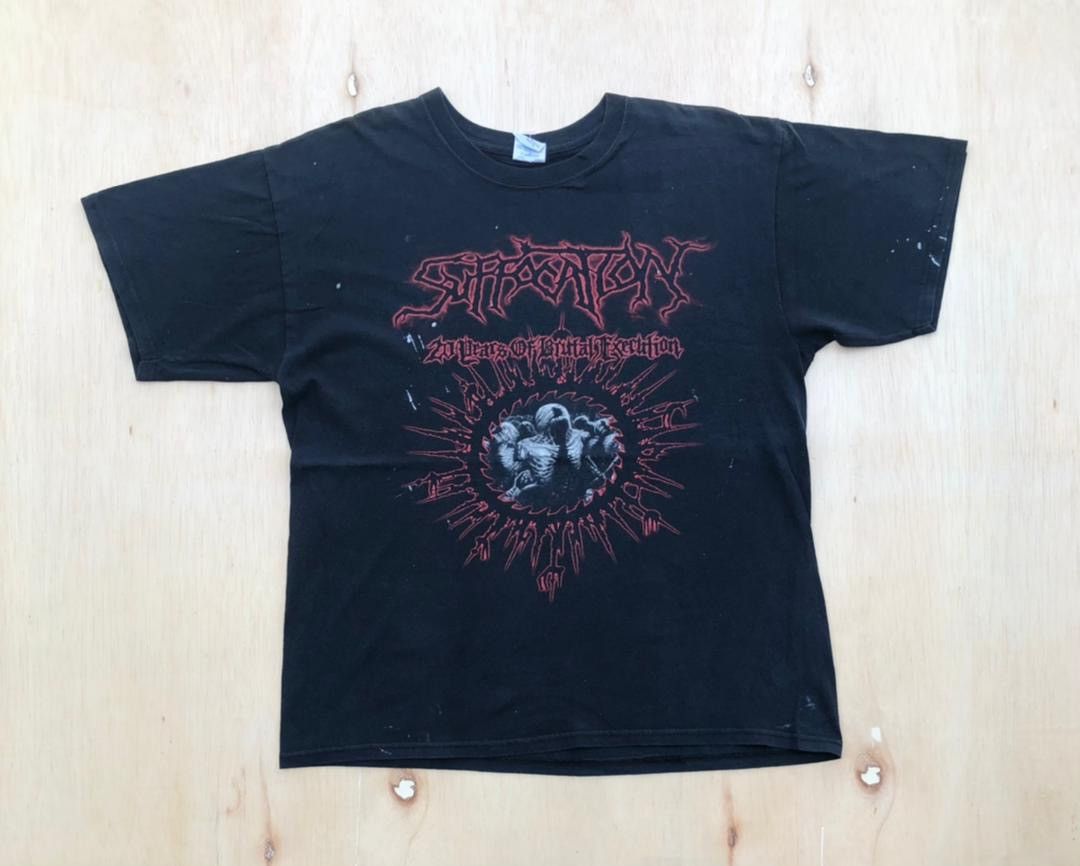 Band Tees × Vintage vintage tee A36 Suffocation band Size US L / EU 52-54 / 3 - 1 Thumbnail