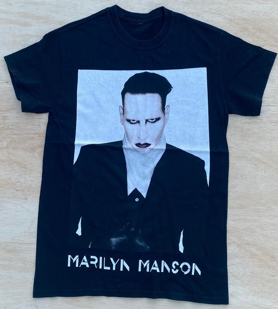 Band Tees × Marilyn Manson × Vintage vintage tee A37 Marilyn Manson Size US S / EU 44-46 / 1 - 1 Thumbnail