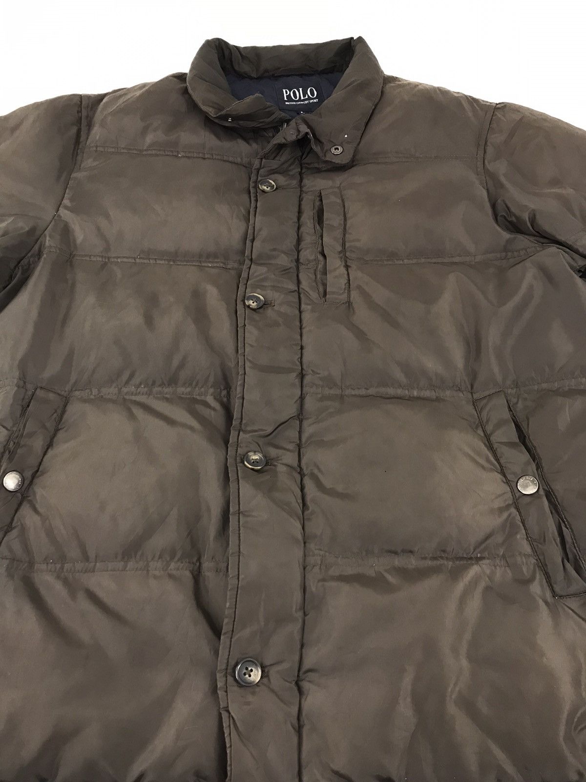 Japanese Brand Polo British Country Spirit Puffer Quilted Jacket Size US L / EU 52-54 / 3 - 3 Thumbnail