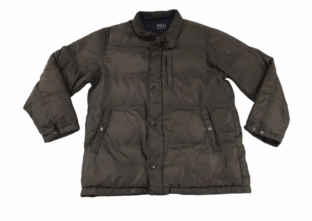 image of Winter Session Polo British Country Spirit Puffer Quilted Jacket in Black, Men's (Size Large)