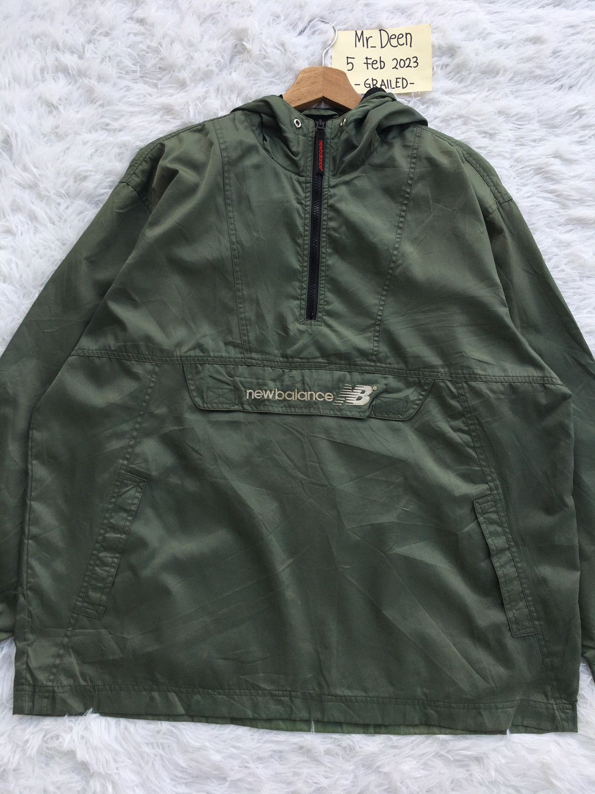 New Balance Rare New Balance Windbreaker/ Raincoat Size US L / EU 52-54 / 3 - 5 Thumbnail