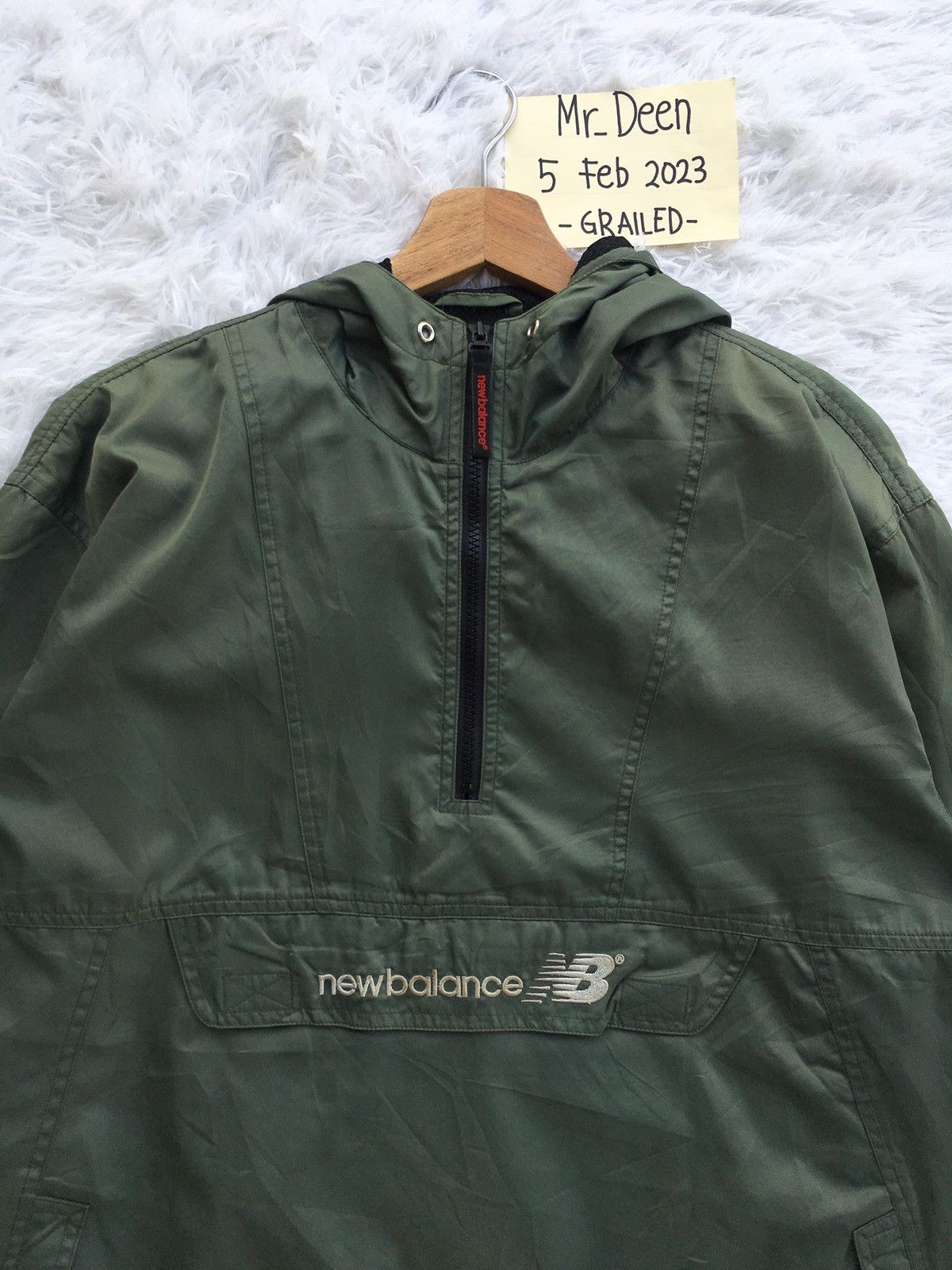 New Balance Rare New Balance Windbreaker/ Raincoat Size US L / EU 52-54 / 3 - 6 Thumbnail