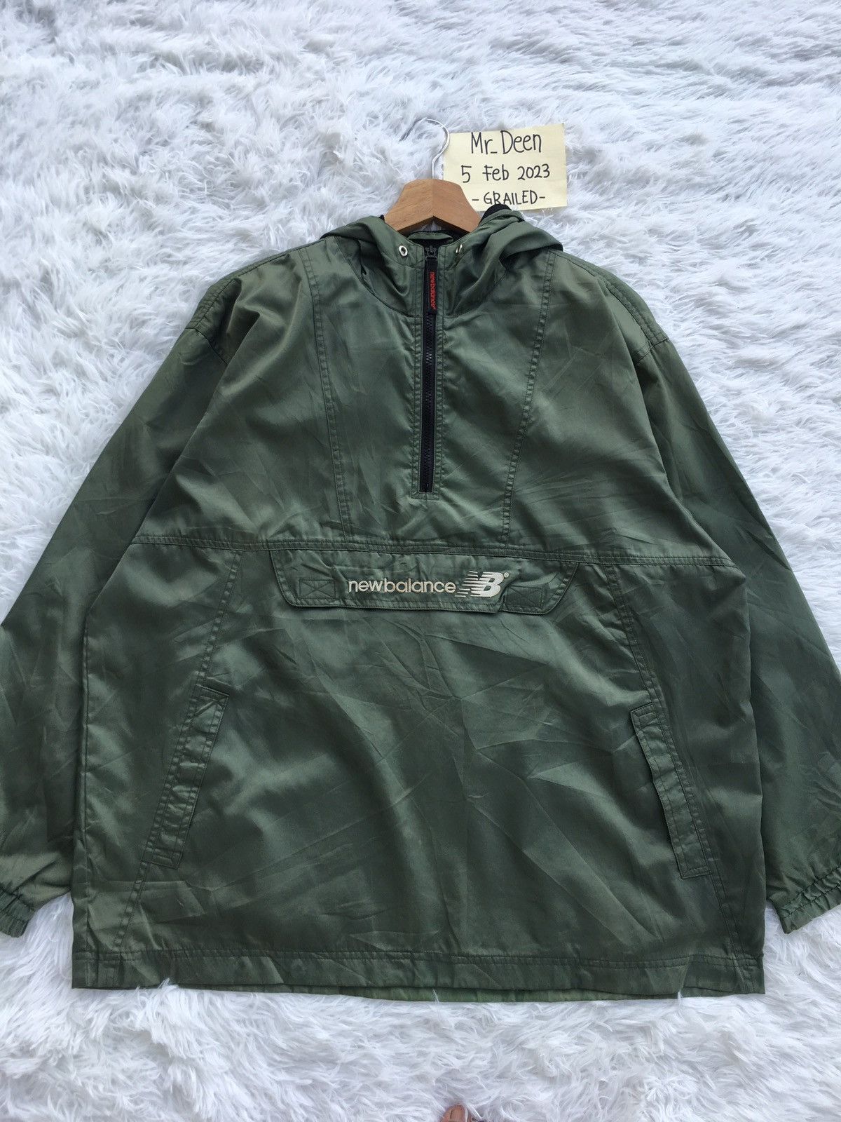 New Balance Rare New Balance Windbreaker/ Raincoat Size US L / EU 52-54 / 3 - 2 Thumbnail