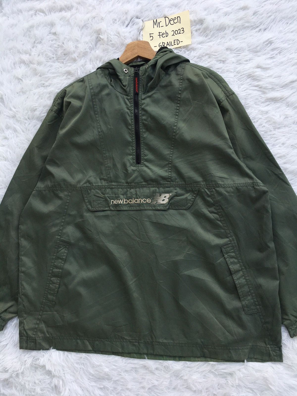 New Balance Rare New Balance Windbreaker/ Raincoat Size US L / EU 52-54 / 3 - 4 Thumbnail