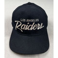 Men's Vintage 90s Starter Los Angeles LA Kings Gray Wool Script Snapback Hat  Cap
