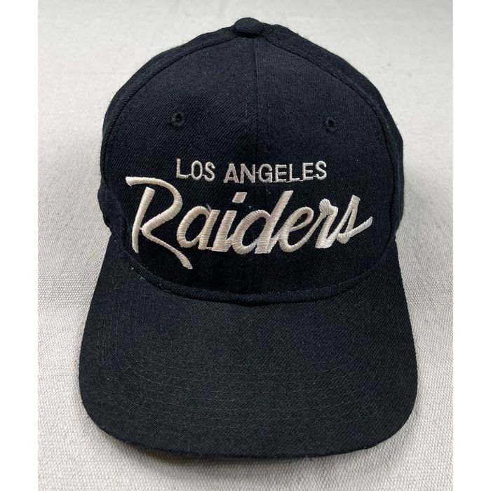 Vintage 90s Sports Specialties Oakland Raiders Snapback Block Logo