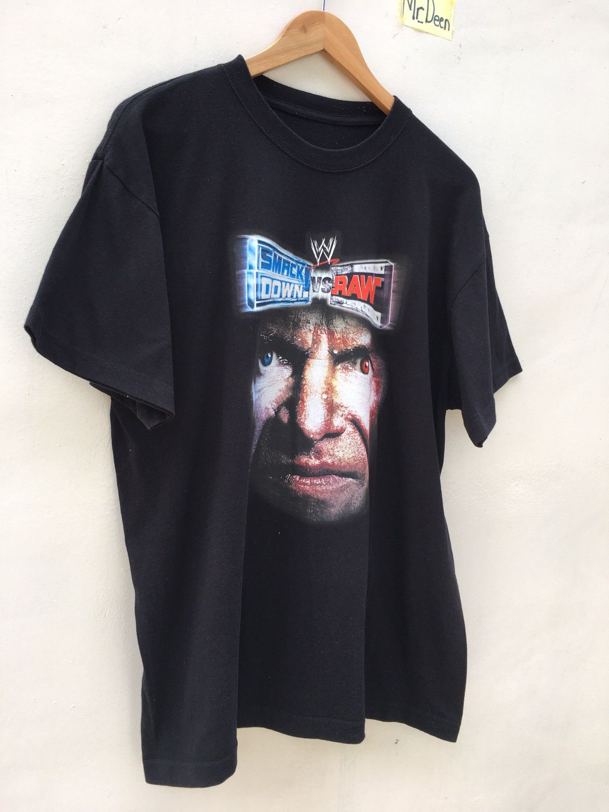 Vintage Rare Vintage Smack Down x Raw Printed Tshirt Size US L / EU 52-54 / 3 - 3 Thumbnail