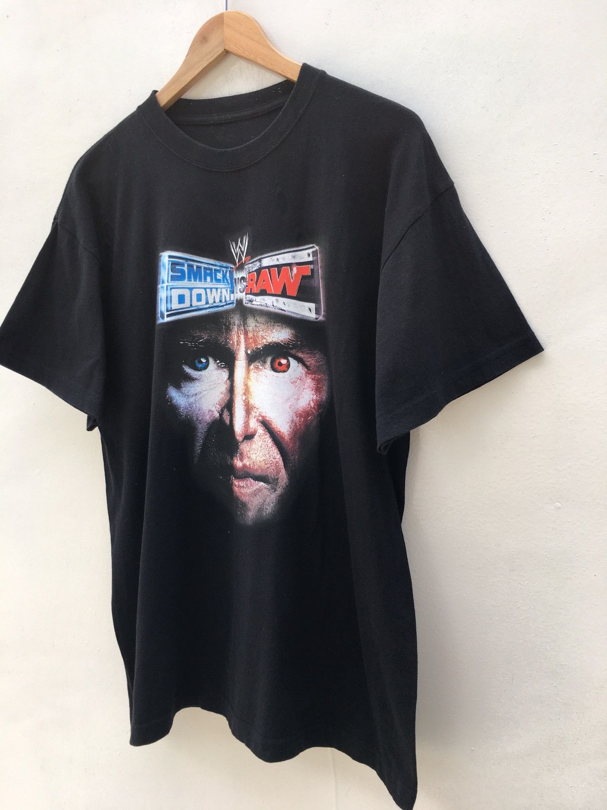 Vintage Rare Vintage Smack Down x Raw Printed Tshirt Size US L / EU 52-54 / 3 - 4 Thumbnail