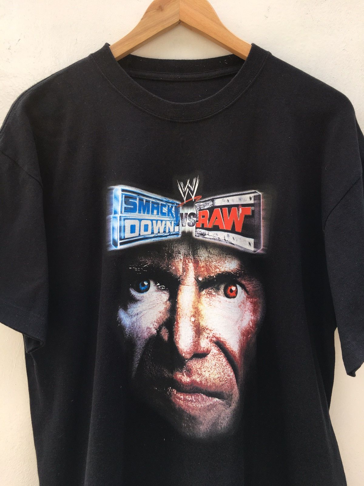 Vintage Rare Vintage Smack Down x Raw Printed Tshirt Size US L / EU 52-54 / 3 - 1 Thumbnail