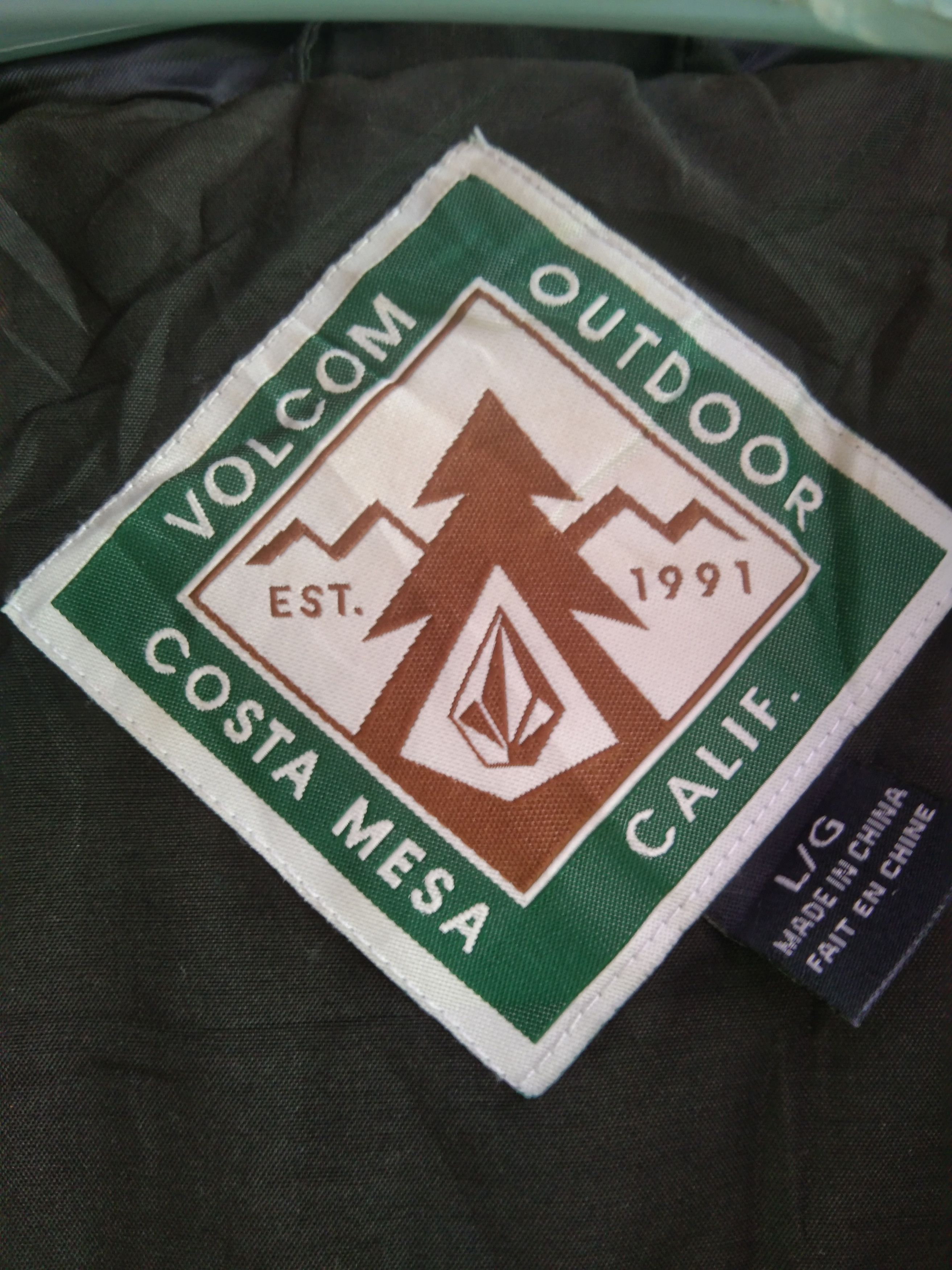 Volcom VINTAGE VOLCOM MEN'S JACKET WITH HOOD Size US L / EU 52-54 / 3 - 8 Thumbnail