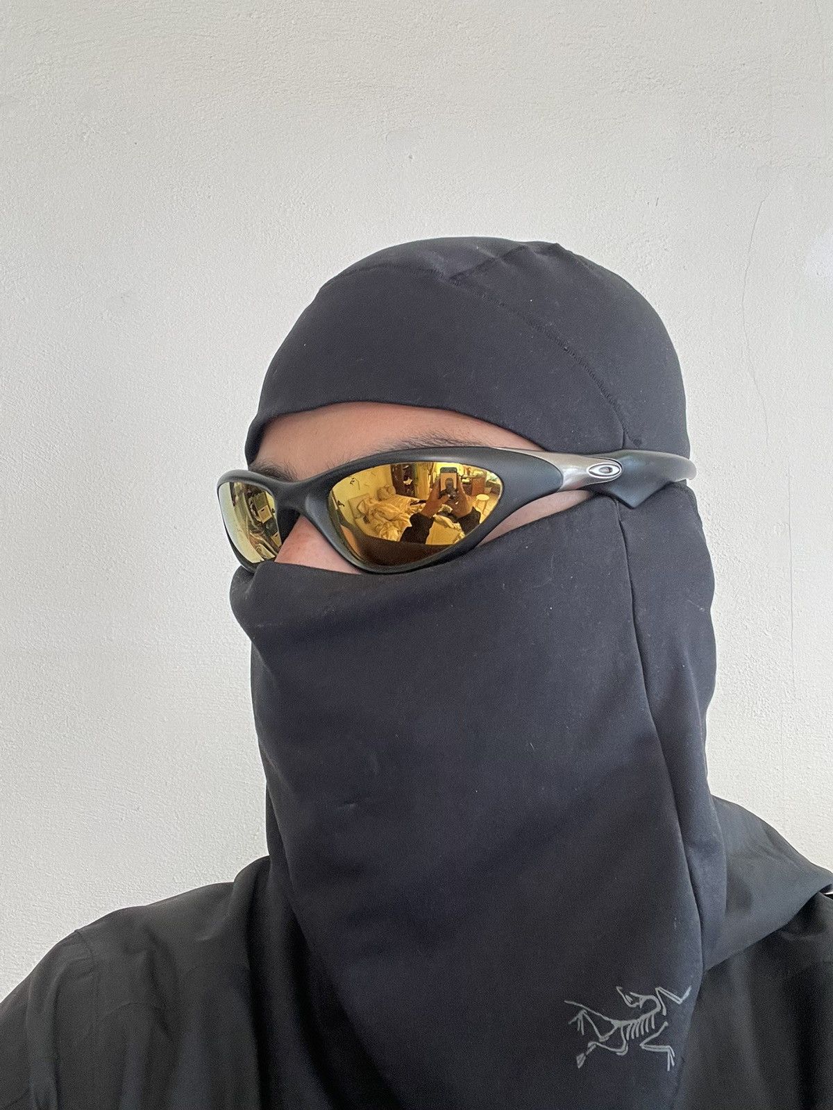 image of 2001 Oakley Scar Iridium Lens Sunglasses in Black, Men's