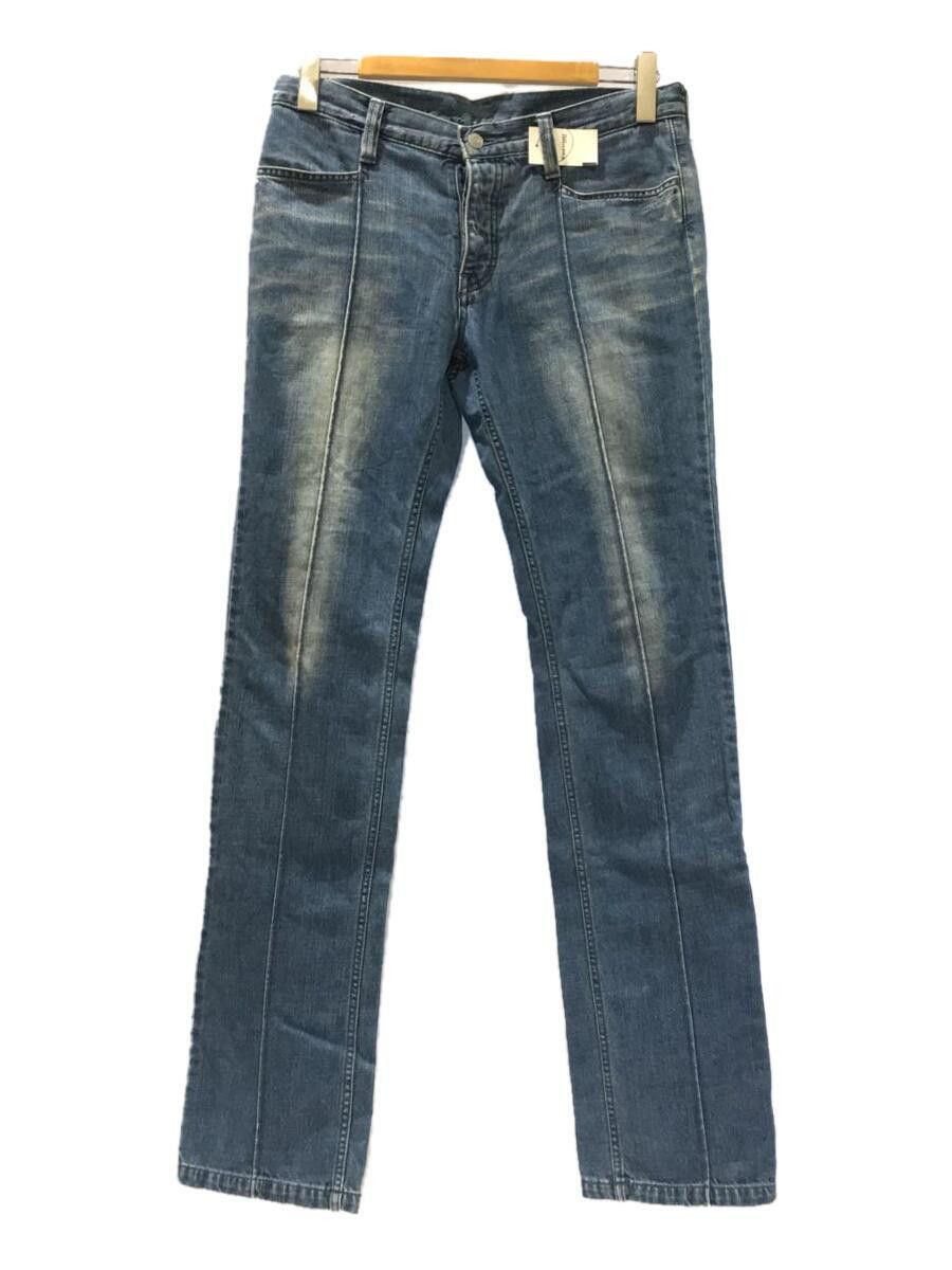 Image of Hysteric Glamour Piping Straight Leg Denim Pants in Blue, Men's (Size 33)