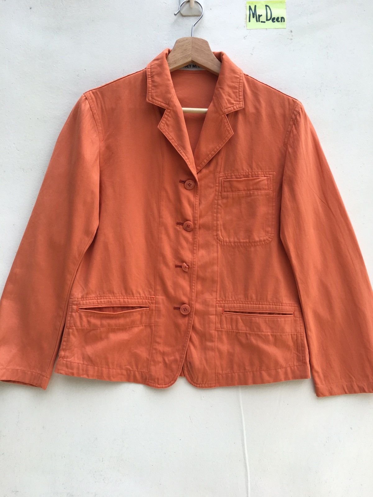 Issey Miyake Issey Miyake Japan 90s Orange Buttons Light Jacket Size US S / EU 44-46 / 1 - 1 Thumbnail