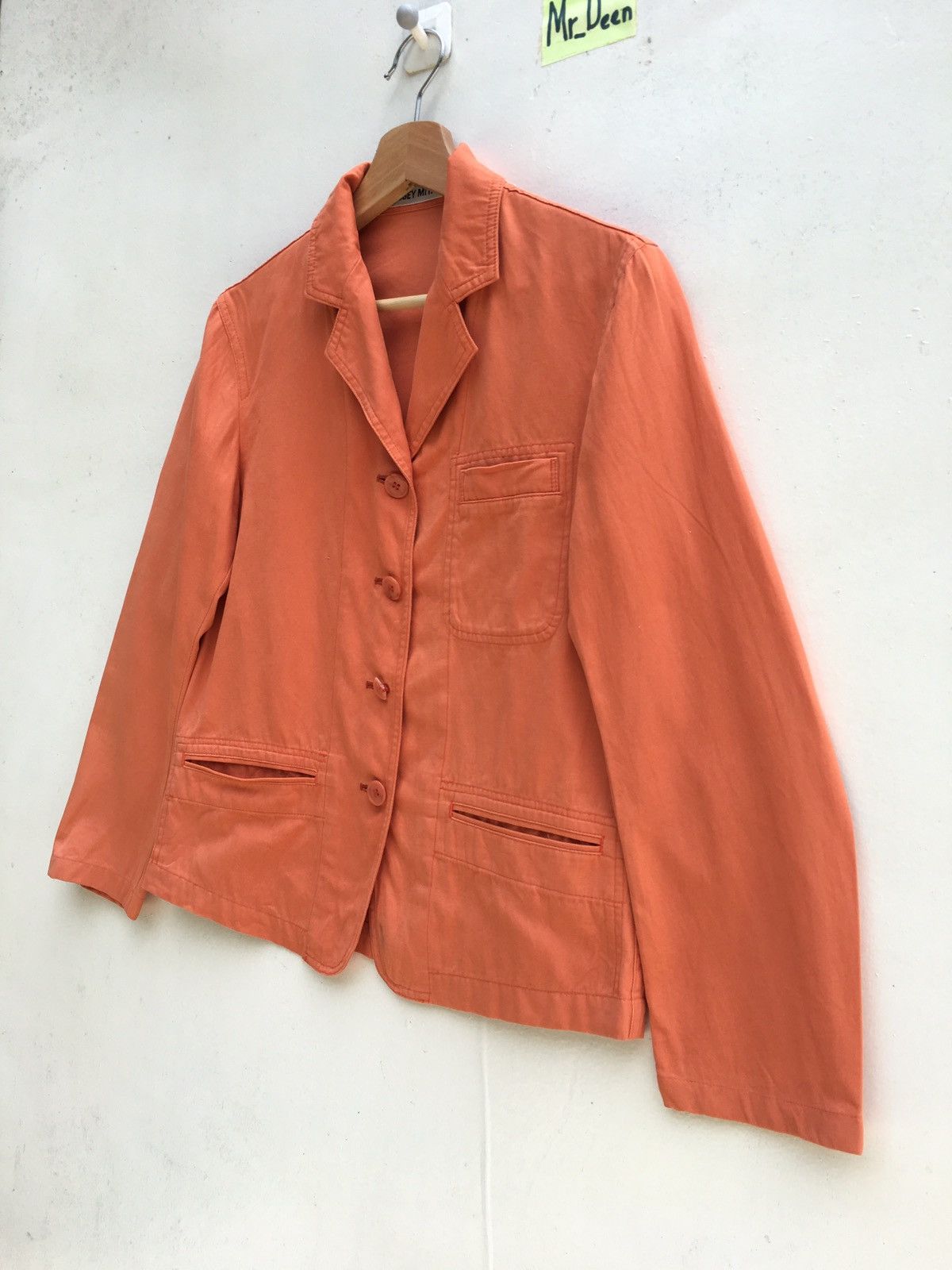 Issey Miyake Issey Miyake Japan 90s Orange Buttons Light Jacket Size US S / EU 44-46 / 1 - 3 Thumbnail