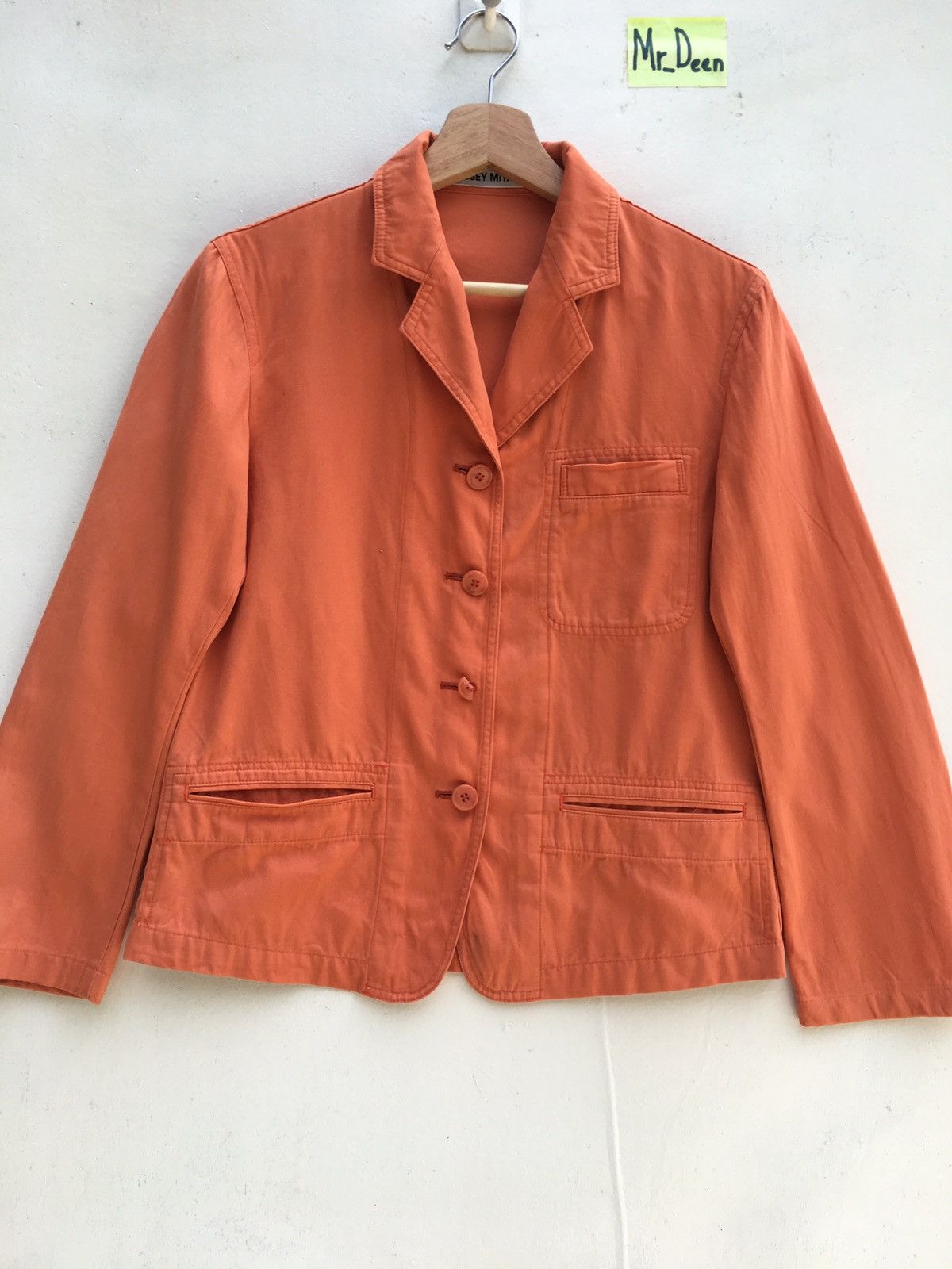 Issey Miyake Issey Miyake Japan 90s Orange Buttons Light Jacket Size US S / EU 44-46 / 1 - 4 Thumbnail