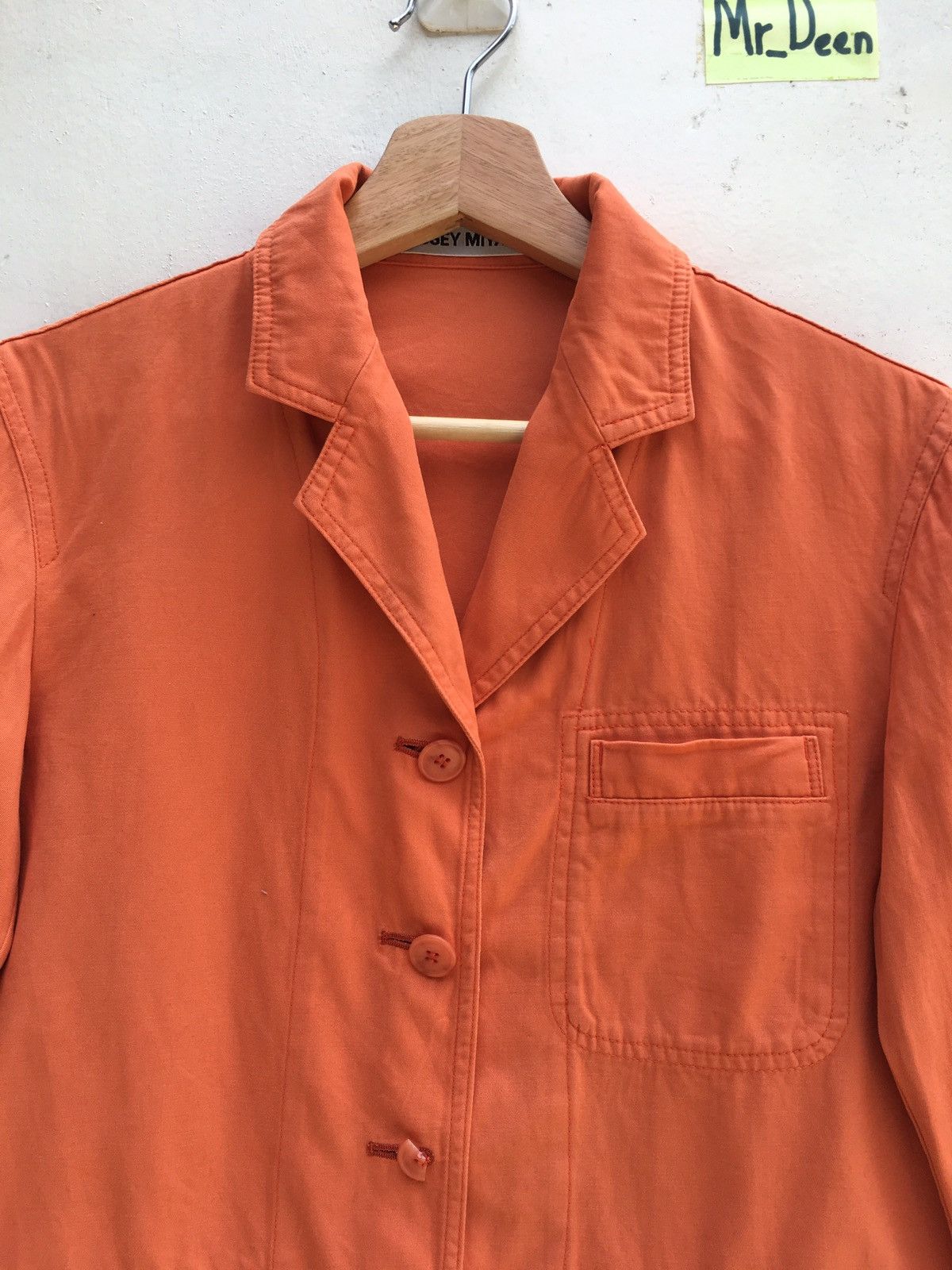 Issey Miyake Issey Miyake Japan 90s Orange Buttons Light Jacket Size US S / EU 44-46 / 1 - 5 Thumbnail