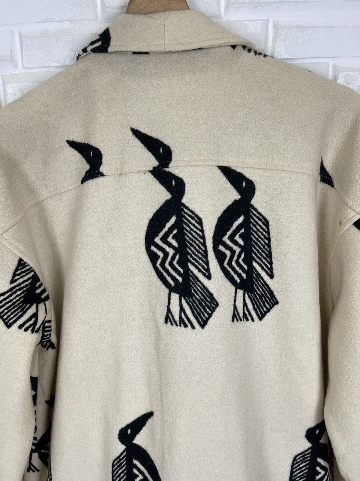 Designer Vintage Iconic Japan Crow Art Design All Over Size US S / EU 44-46 / 1 - 7 Thumbnail