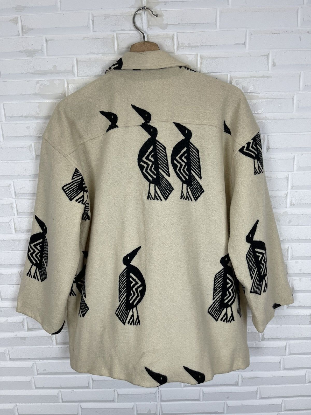 Designer Vintage Iconic Japan Crow Art Design All Over Size US S / EU 44-46 / 1 - 6 Thumbnail
