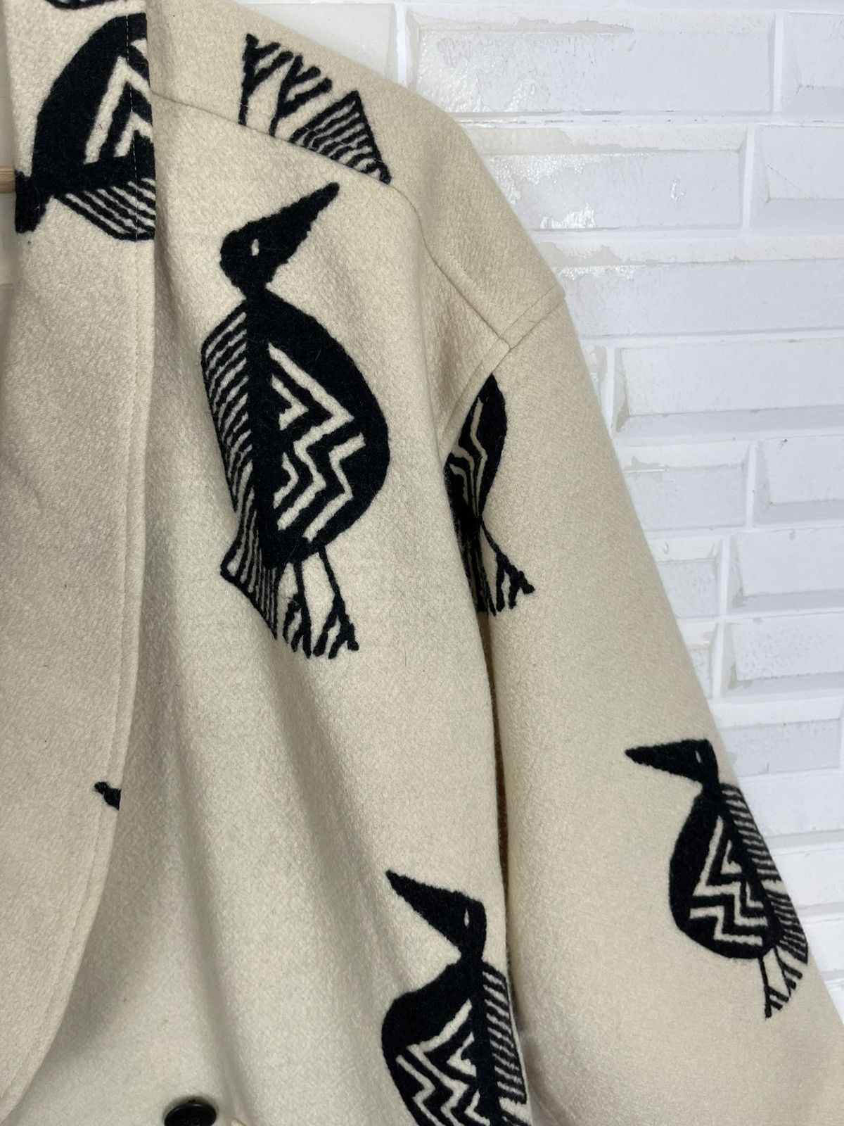 Designer Vintage Iconic Japan Crow Art Design All Over Size US S / EU 44-46 / 1 - 4 Thumbnail