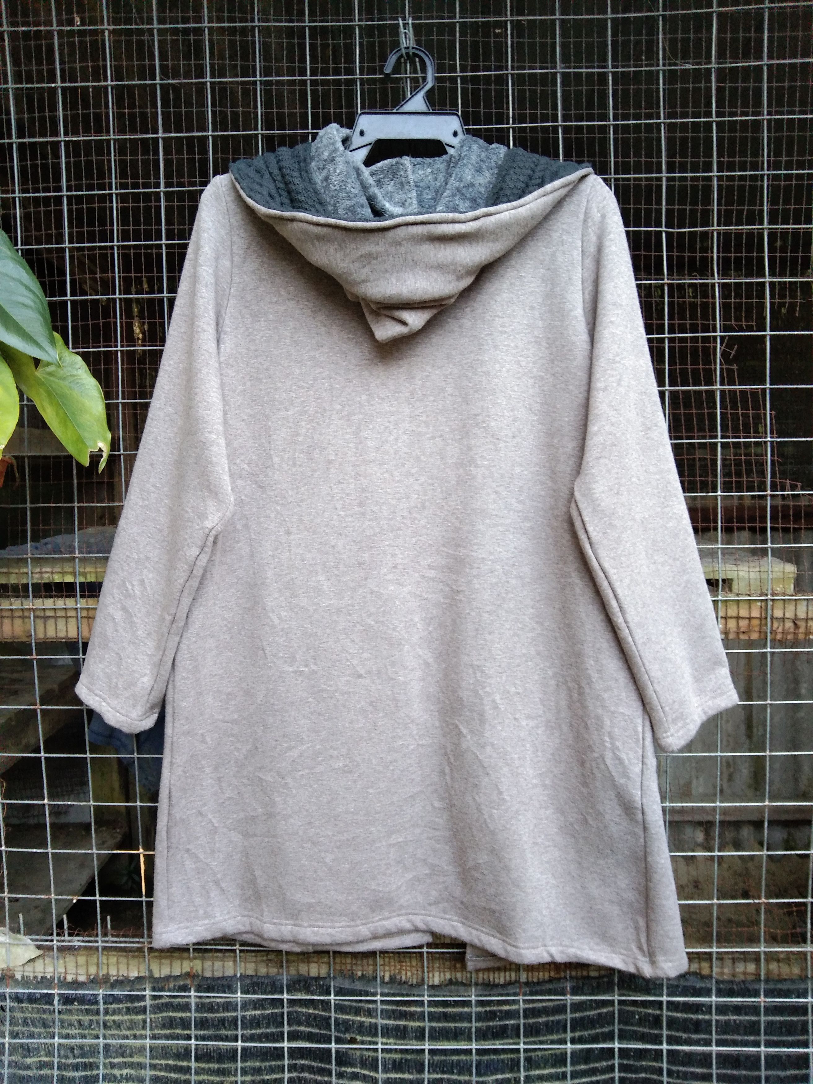 Japanese Brand AW UNBUTTON COAT WITH HOODIE Size US M / EU 48-50 / 2 - 5 Thumbnail