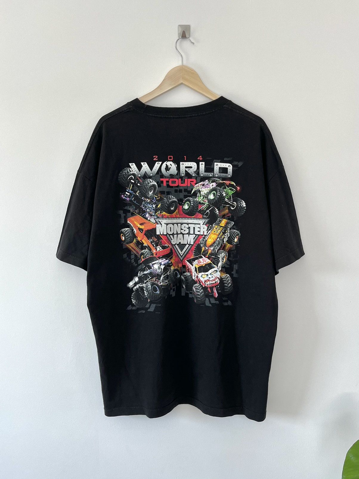Vintage VINTAGE Y2K MONSTER JAM WORLD TOUR TSHIRT. Grailed