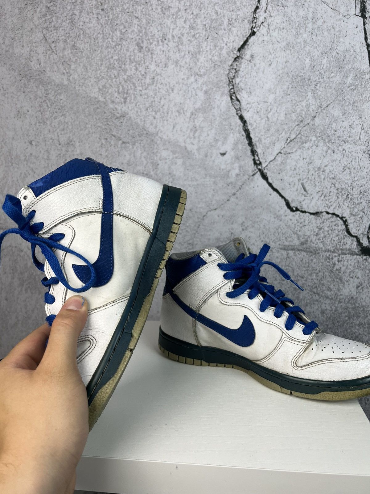 Vintage 2010 Nike Dunk High University Pack UNC Size US 7 / EU 40 - 10 Thumbnail