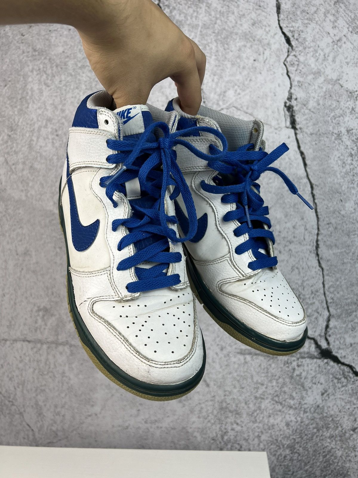 Vintage 2010 Nike Dunk High University Pack UNC Size US 7 / EU 40 - 4 Thumbnail