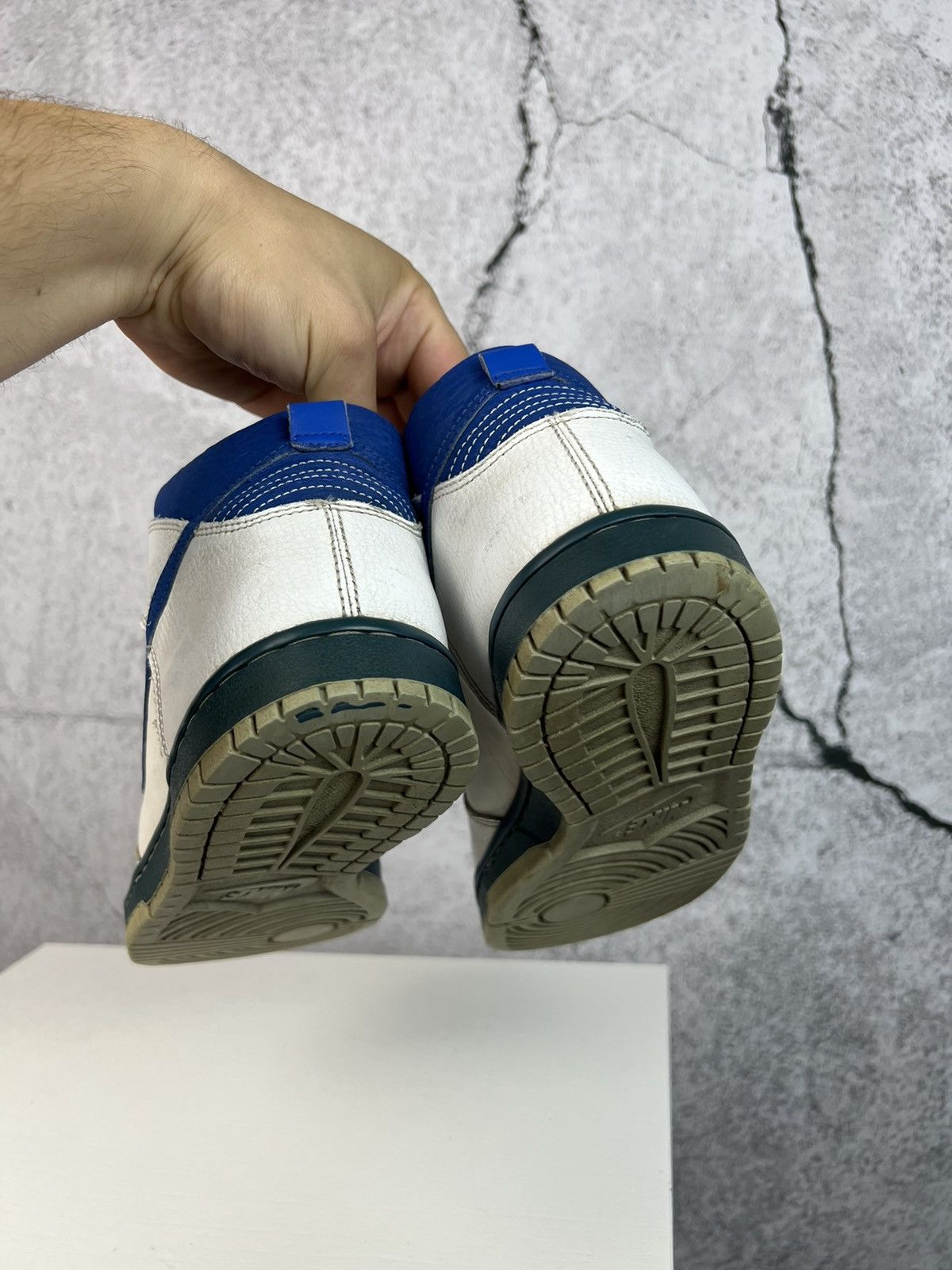 Vintage 2010 Nike Dunk High University Pack UNC Size US 7 / EU 40 - 7 Thumbnail