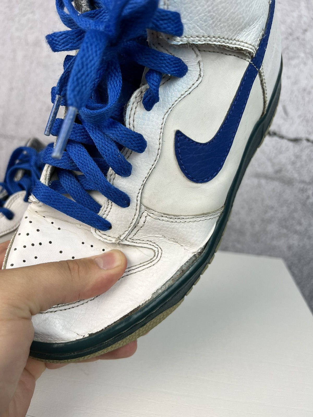 Vintage 2010 Nike Dunk High University Pack UNC Size US 7 / EU 40 - 8 Thumbnail