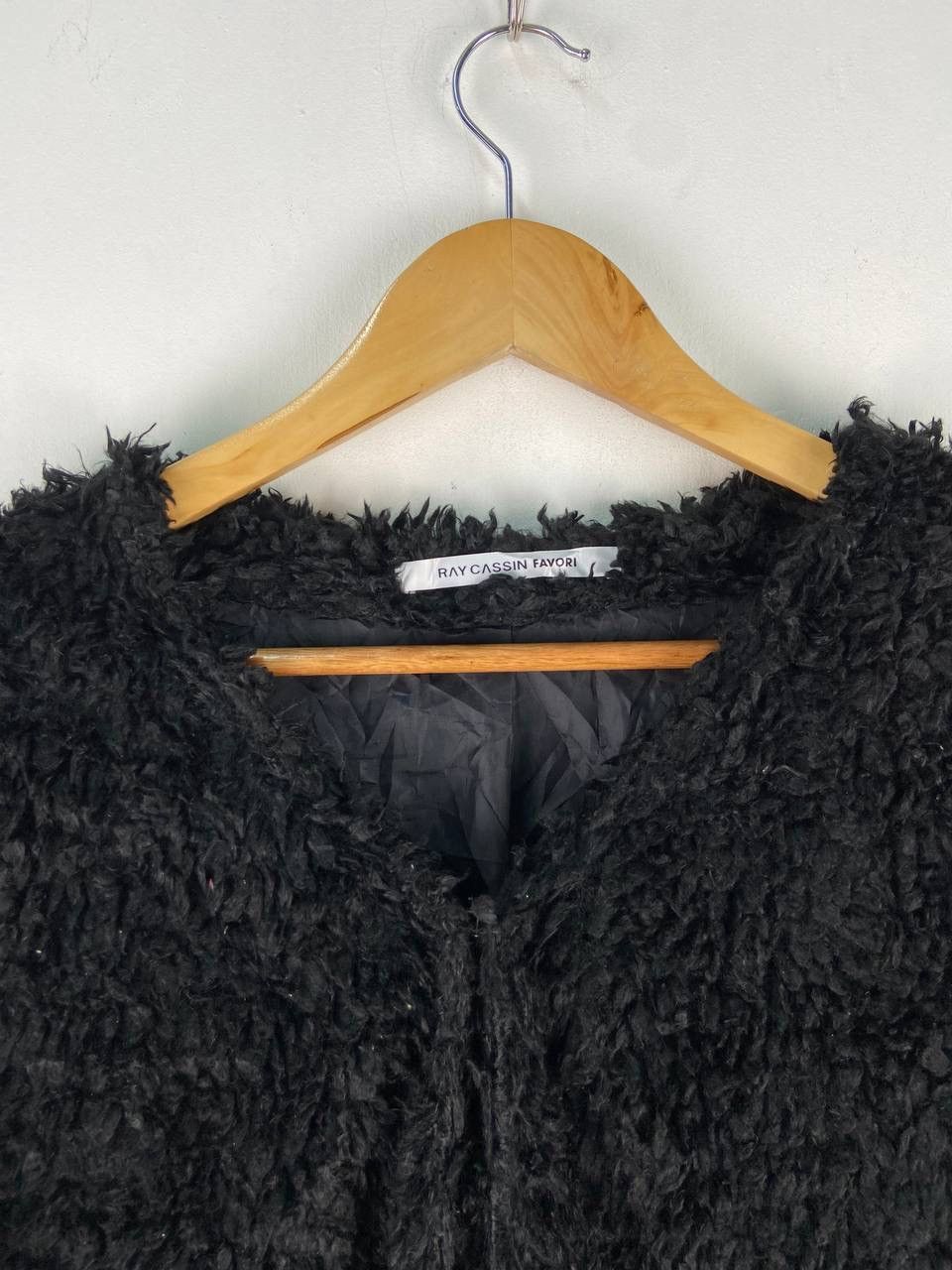 If Six Was Nine × Le Grande Bleu (L.G.B.) Vintage Ray Cassin Mohair Cardigan Sweater Fur Size M / US 6-8 / IT 42-44 - 3 Thumbnail