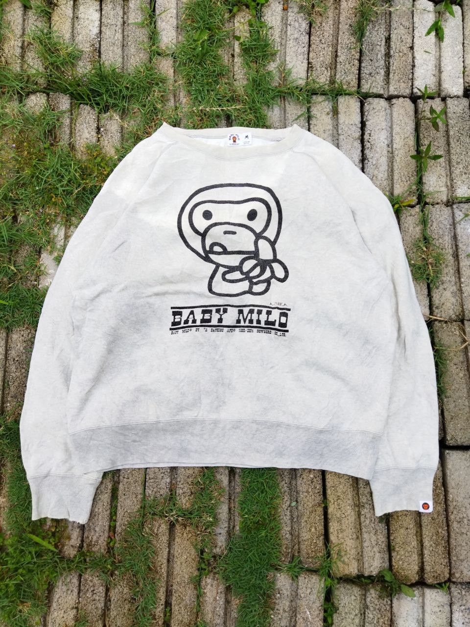 Bape Baby Milo Crewneck Size US M / EU 48-50 / 2 - 1 Thumbnail